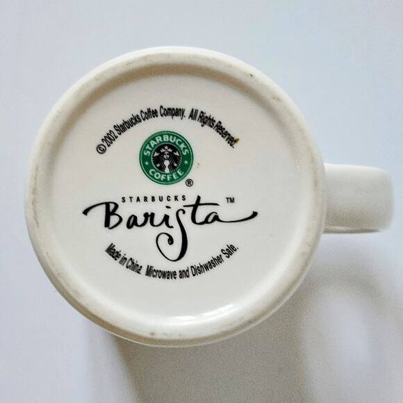 Vintage Starbucks Barista Air Mail Stamp Series Mug – Kenya Sulawesi Colombia - Picture 10 of 12